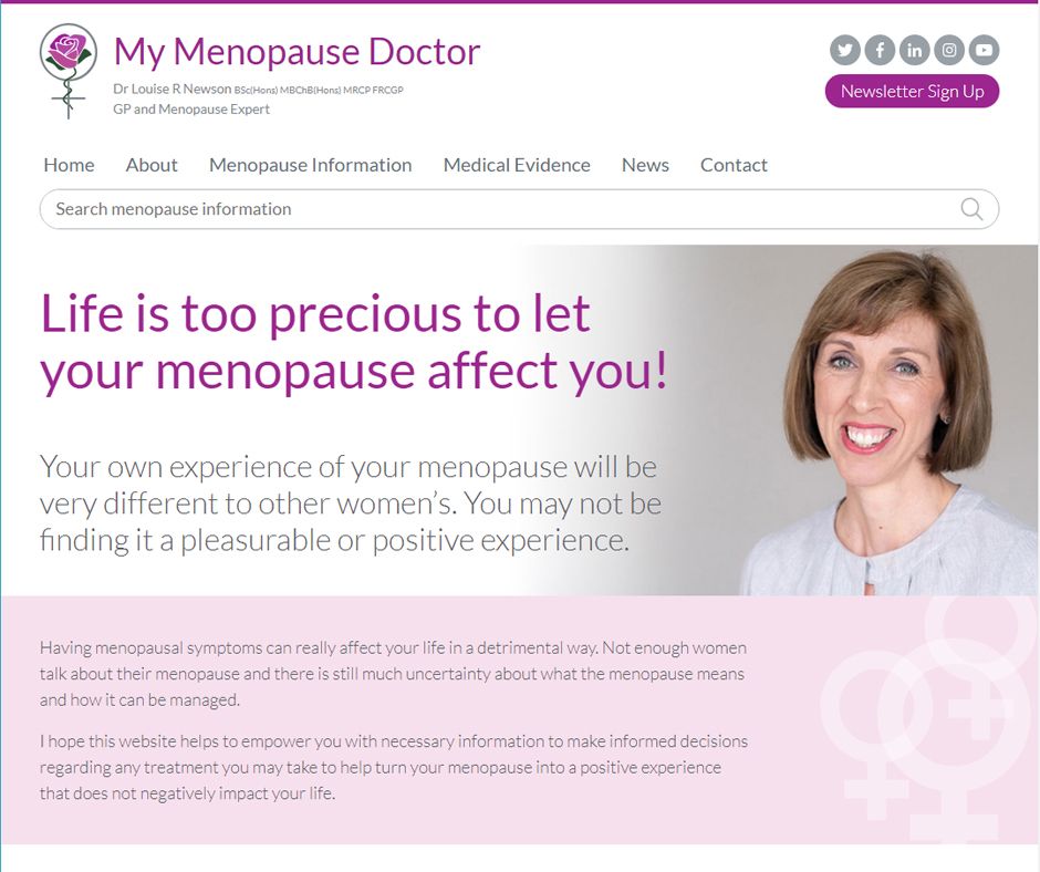 Re Branded And Improved Menopause Doctor Website Is Now Live