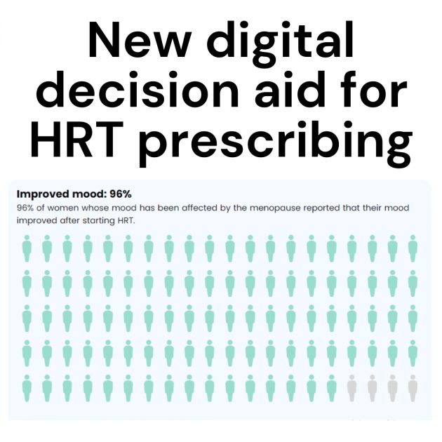 Prescribing HRT digital decision aid for perimenopause and menopause