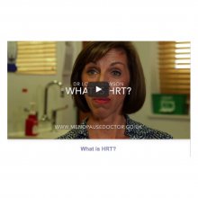 New videos about menopause and treatments