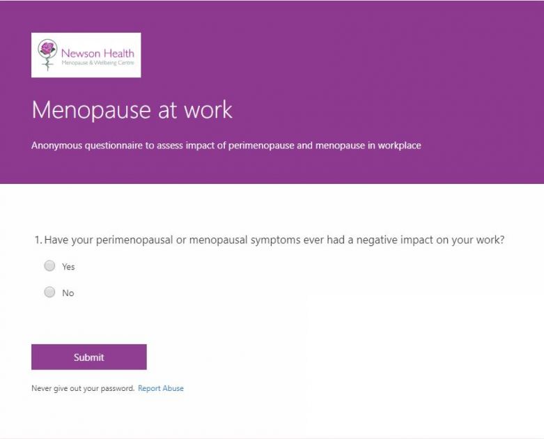 Menopause Questionnaire Dr Louise Newson 2159